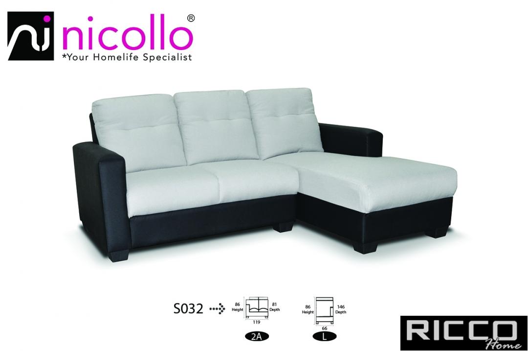 L SHAPE SOFA -S032