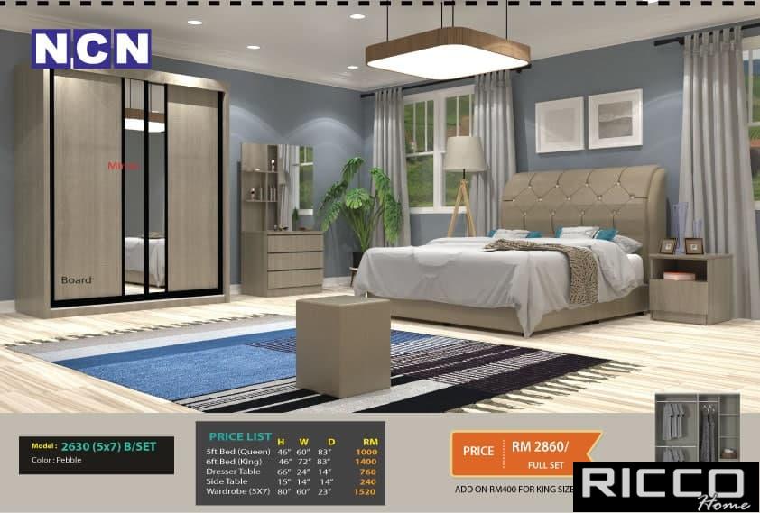 BEDROOM SET 5 X 7