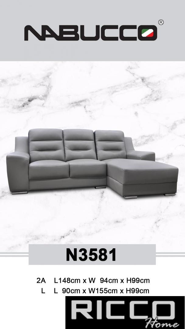 L SHAPE SOFA -N3581