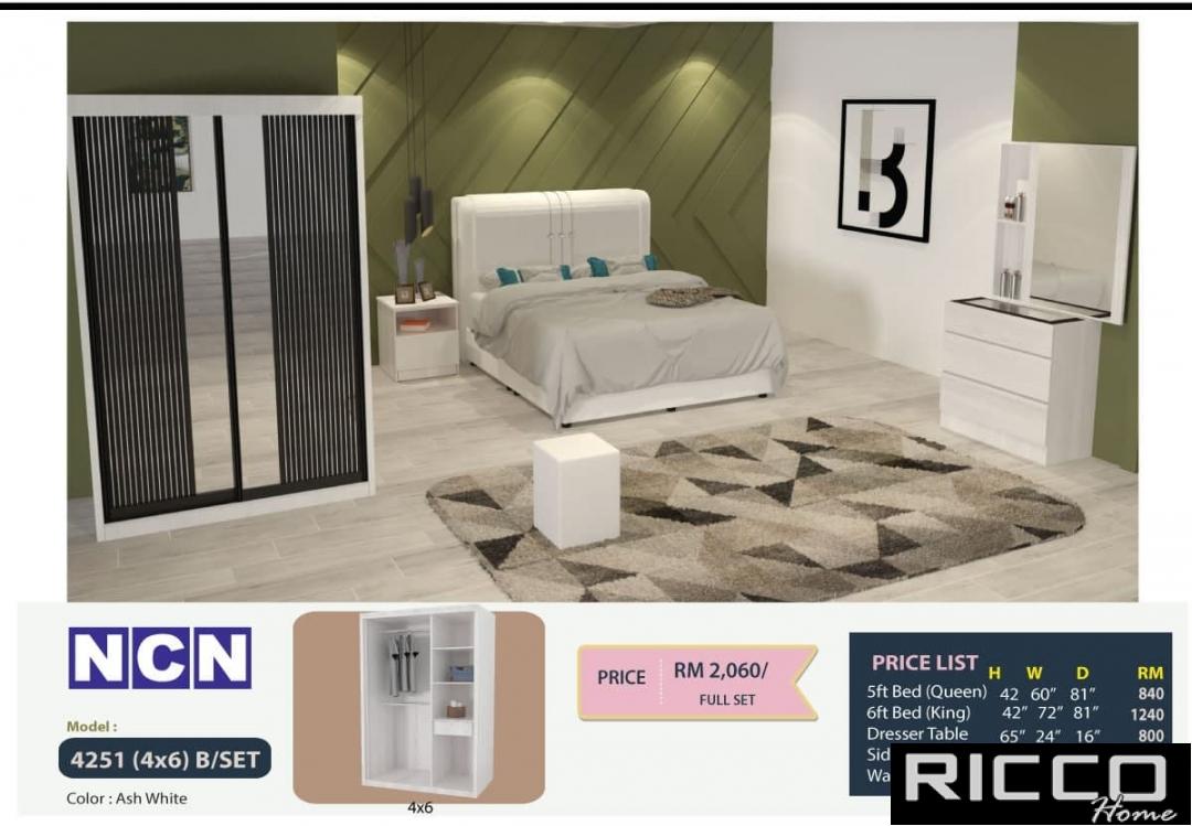 BEDROOM SET 4 X 6