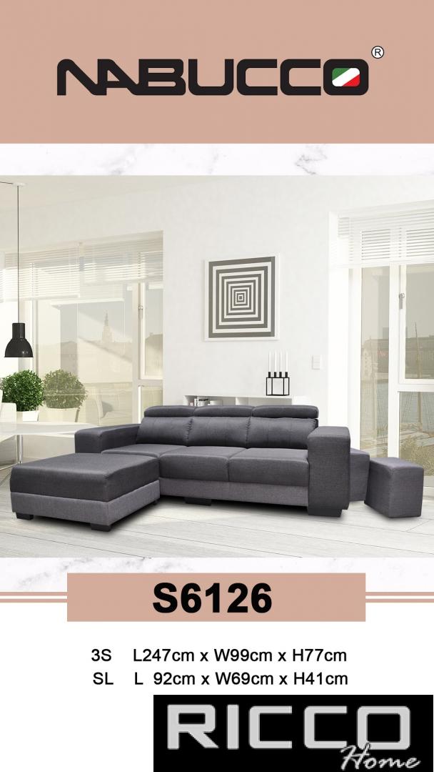 L SHAPE SOFA -S6126