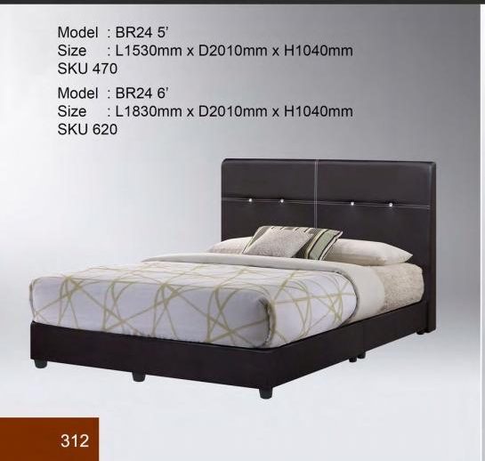 DIVAN BED - BR24 5' & BR24 '6