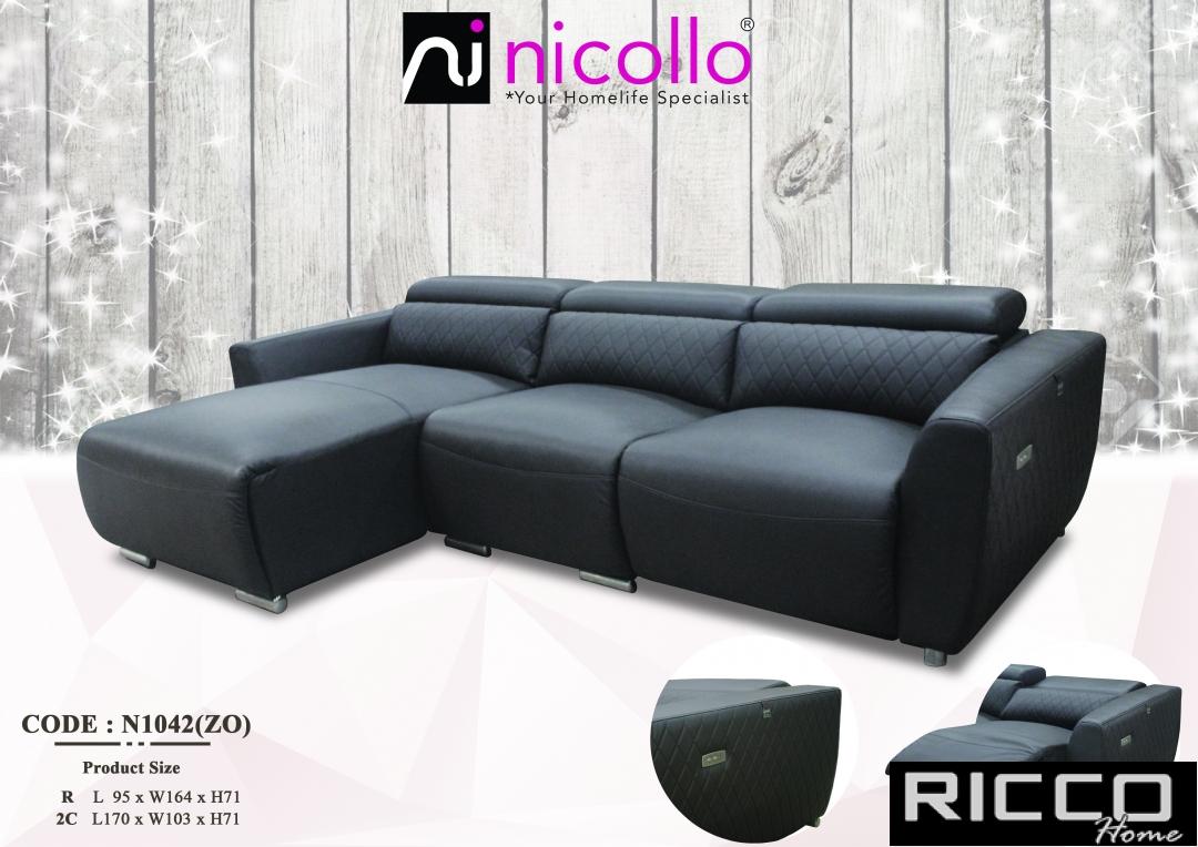 L shape recliner - N1042