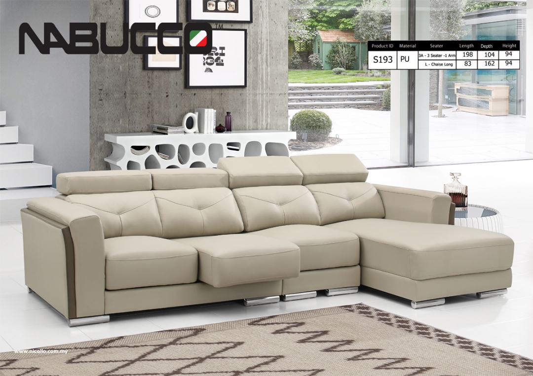 L SHAPE SOFA - S193