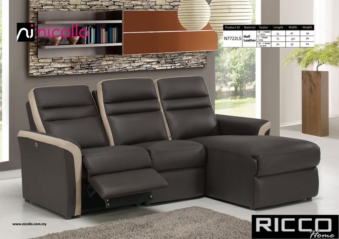 3 L-Shape sofa -N7722LS-N
